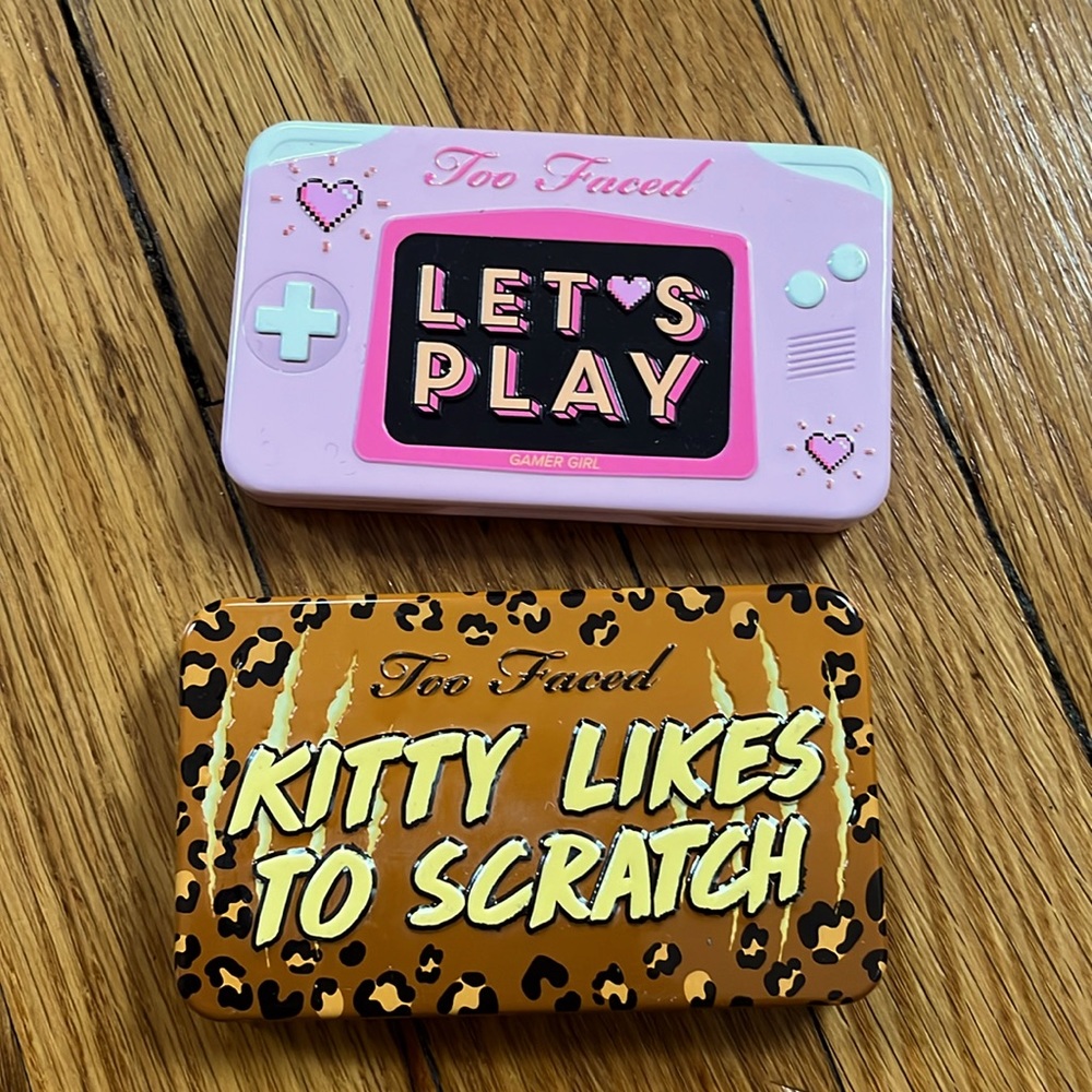【Bundle】Too Faced Let’s Play & Kitty Likes To Scratch Eyeshadow palette
